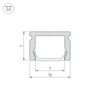 Товар: Профиль алюминиевый Arlight 023856 накладной для контурной подсветки Серебристый - фото 4 Профиль алюминиевый Arlight 023856 накладной для контурной подсветки Серебристый — фото 4, Профили для светодиодных лент