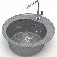 Кухонная мойка Bergg Z3 B003Q008 Темно-серая — фото 2, Кухонные мойки