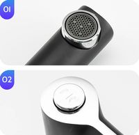 Смеситель на борт ванны Gappo G03-6 G1103-6 Черный матовый Хром — фото 3, Смесители на борт ванны