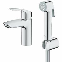 Смеситель для раковины Grohe Eurosmart с гигиеническим душем Хром арт-23124003 — фото 3, Смесители для раковины