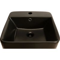 Товар: Раковина SantiLine 42 SL-4005MB Черная матовая - фото 3 Раковина SantiLine 42 SL-4005MB Черная матовая — фото 3, Раковины