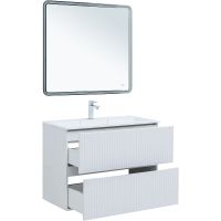 Товар: Тумба под раковину Aquanet Джейн 90 313287 подвесная Белая матовая - фото 9 Тумба под раковину Aquanet Джейн 90 313287 подвесная Белая матовая — фото 9, Тумбы под раковину