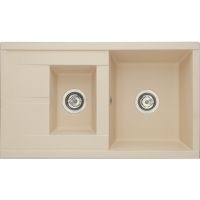 Кухонная мойка Aquaton Делия 87 1A716232DE290 Шампань — фото 1, Кухонные мойки