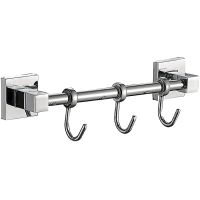 Вешалка для полотенец Haiba HB8615-3 Хром — фото 1, Крючки для полотенец