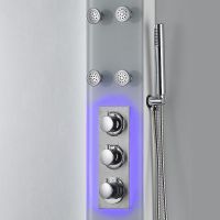 Душевая панель beWash BV3TMSP7233 с гидромассажем Белая — фото 4, Душевое оборудование. Душевая программа