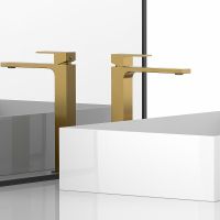 Товар: Смеситель для раковины Vincea Cube VBF-1C02BG Брашированное золото - фото 2 Смеситель для раковины Vincea Cube VBF-1C02BG Брашированное золото — фото 2, Смесители