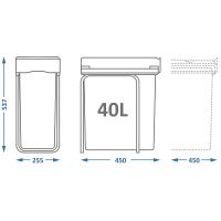 Товар: Система сортировки мусора Alveus Albio 25 40 L 211958 Серая - фото 4 Система сортировки мусора Alveus Albio 25 40 L 211958 Серая — фото 4, Системы сортировки мусора