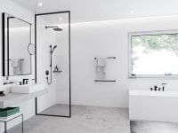 Товар: Смеситель для душа Hansgrohe ShowerSelect S 15743670 с термостатом Черный матовый - фото 3 Смеситель для душа Hansgrohe ShowerSelect S 15743670 с термостатом Черный матовый — фото 3, Смеситель для душа