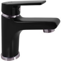 Смеситель для раковины Rav Slezak Colorado CO126.5CMATC Черный матовый Хром — фото 1, Смесители для раковины