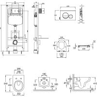 Товар: Комплект унитаза с инсталляцией Jacob Delafon Odeon Rive Gauche E21745RU-00 с сиденьем Микролифт и клавишей смыва Хром - фото 16 Комплект унитаза с инсталляцией Jacob Delafon Odeon Rive Gauche E21745RU-00 с сиденьем Микролифт и клавишей смыва Хром — фото 16, Комплекты унитаз + инсталляция