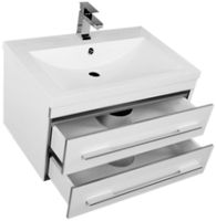 Тумба под раковину Aquanet Верона 75 подвесная Белая арт-176669 — фото 4, Тумбы под раковину