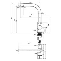 Смеситель для кухни Paulmark Essen Es213011-431TW Белый матовый — фото 10, Смесители для кухни