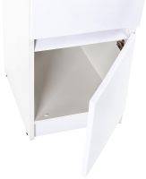 Тумба с раковиной Orange Optima 100 OP-40TUW+RAR Белый глянец — фото 6, Тумбы с раковиной