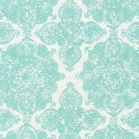 Обои AS Creation Boho Love 36463-4 Винил на флизелине (0,53*10,05) Бирюзовый, Орнамент — фото 1, Обои для стен