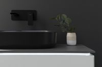 Раковина-чаша Allen Brau Fantasy 55 4.11022.31 Черная матовая — фото 12, Раковины накладные