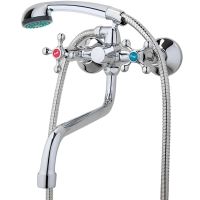 Смеситель для ванны Frap H08 F2208-2 универсальный Хром — фото 1, Смеситель для ванны