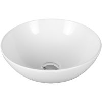 Раковина-чаша Ceruttispa CR3301GW 40 10442 Белая — фото 1, Раковины накладные