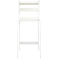 Товар: Стеллаж Sanflor 64 82613187 над стиральной машиной Белый муар - фото 2 Стеллаж Sanflor 64 82613187 над стиральной машиной Белый муар — фото 2, Стеллажи для ванной комнаты