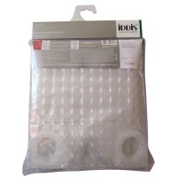 Штора для ванны Iddis Stereo Square 180x200 Прозрачная — фото 2, Аксессуары для туалета