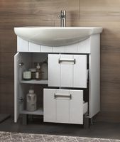 Тумба под раковину Vigo Diana 70 tn.DIA.BAL.70.1D.2Y Белая — фото 3, Мебель для ванной