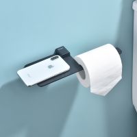 Держатель туалетной бумаги Raglo R301.03.06 с полкой Черный матовый — фото 8, Держатели туалетной бумаги