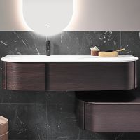 Тумба с раковиной Burgbad Lavo 2.0 120 SFZR122LG0227F5059C0001*1 подвесная Eiche Dekor Mokka — фото 1, Мебель для ванной