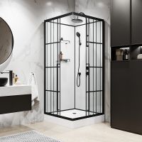 Товар: Душевая кабина Niagara Standart 100x100 R ST100/15QR/KL/BKT без гидромассажа - фото 4 Душевая кабина Niagara Standart 100x100 R ST100/15QR/KL/BKT без гидромассажа — фото 4, Душевые кабины