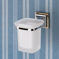 Стакан для зубных щеток Colombo Design Portofino B3202.CR-VAN Хром — фото 2, Стаканы для зубных щеток