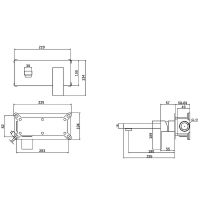 Смеситель для раковины Orange Lutz Черный матовый арт-M04-722b — фото 9, Смесители для раковины
