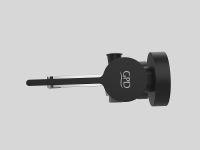 Смеситель для ванны GPD Gildo MBB165-K-S Хром Черный — фото 6, Смесители