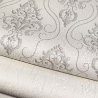 Обои Solo Vizantia E603401 Винил на флизелине (1,06*10) Белый, Линии — фото 2, Обои для стен