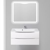 Товар: Тумба под раковину BelBagno Marino 100 MARINO-1000-2C-SO-BL-P подвесная Bianco Lucido - фото 2 Тумба под раковину BelBagno Marino 100 MARINO-1000-2C-SO-BL-P подвесная Bianco Lucido — фото 2, Тумбы под раковину