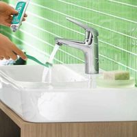 Товар: Смеситель для раковины Hansgrohe Novus Хром арт-71030000 - фото 5 Смеситель для раковины Hansgrohe Novus Хром арт-71030000 — фото 5, Смесители для раковины