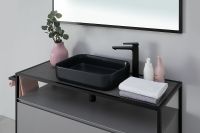 Столешница под раковину Allen Brau Priority 120 1.31012.GR-S Графит структ — фото 14, Столешницы под раковину