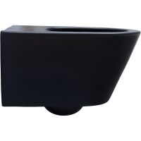 Унитаз Aquanet Lake WB 316462 подвесной Черный матовый без сиденья — фото 10, Подвесные унитазы