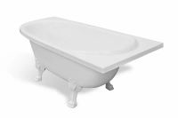 Ванна из искусственного камня Эстет Венеция 170х80 R ФР-00002045 без гидромассажа — фото 2, Ванны из искусственного камня