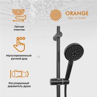 Товар: Душевая система Orange O-Shower OW02b Черная матовая - фото 11 Душевая система Orange O-Shower OW02b Черная матовая — фото 11, Душевое оборудование. Душевая программа