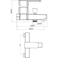 Товар: Смеситель для ванны Orange OneLife P06-100cr Хром - фото 6 Смеситель для ванны Orange OneLife P06-100cr Хром — фото 6, Смесители