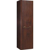 Шкаф пенал Bellezza Рикарда 40 R 4629605181448 подвесной Каштан — фото 1, Пеналы для ванной комнаты