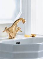 Товар: Смеситель для раковины Kludi Adlon 510104520 Золото 23 карат - фото 4 Смеситель для раковины Kludi Adlon 510104520 Золото 23 карат — фото 4, Смесители