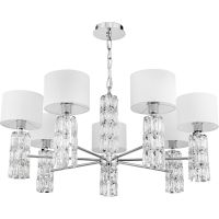 Люстра Maytoni Modern Talento DIA008PL-07CH Белая Хром — фото 1, товары