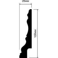 Плинтус HIWOOD BI100 2000x100x26 мм — фото 2, Плинтуса напольные