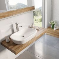 Раковина-чаша Ravak Ceramic O 60 XJX01160001 Белая — фото 2, Раковины накладные