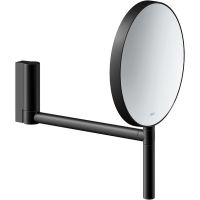Косметическое зеркало Keuco Plan 17649370002 Черное матовое — фото 1, Косметические зеркала
