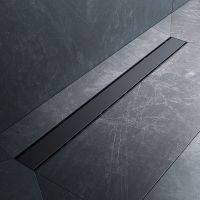 Душевой лоток AM.PM PrimeFlow 80 W02SC-U11-080-04BM с Черной матовой решеткой / под плитку Tile — фото 7, Душевые лотки