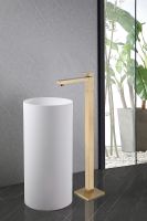 Смеситель для раковины Abber Daheim AF8241G Золото матовое — фото 2, Смесители