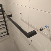 Товар: Полотенцедержатель Altasan Лотос ЛТ60ЧМ Черный матовый - фото 4 Полотенцедержатель Altasan Лотос ЛТ60ЧМ Черный матовый — фото 4, Полотенцедержатели