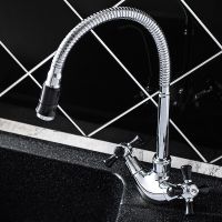 Смеситель для кухни Ростовская Мануфактура Сантехники SL92BL-279F Хром Черный — фото 4, Смесители