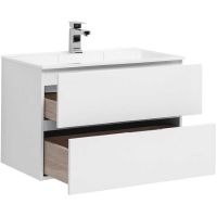 Товар: Тумба под раковину Aquanet Алвита 80 235339 подвесная Белая - фото 2 Тумба под раковину Aquanet Алвита 80 235339 подвесная Белая — фото 2, Мебель для ванной