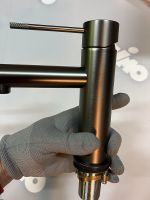 Смеситель для раковины Timo Saona 2361/18F Черное золото — фото 4, Смесители